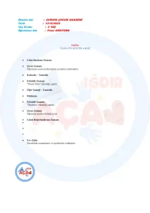 Iğdır Kreş, Iğdır Anaokulu